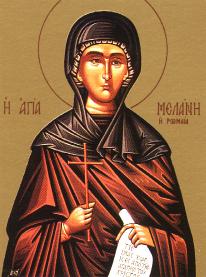 Icon of St. Melanie